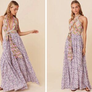 Spell Sienna Halter Maxi dress